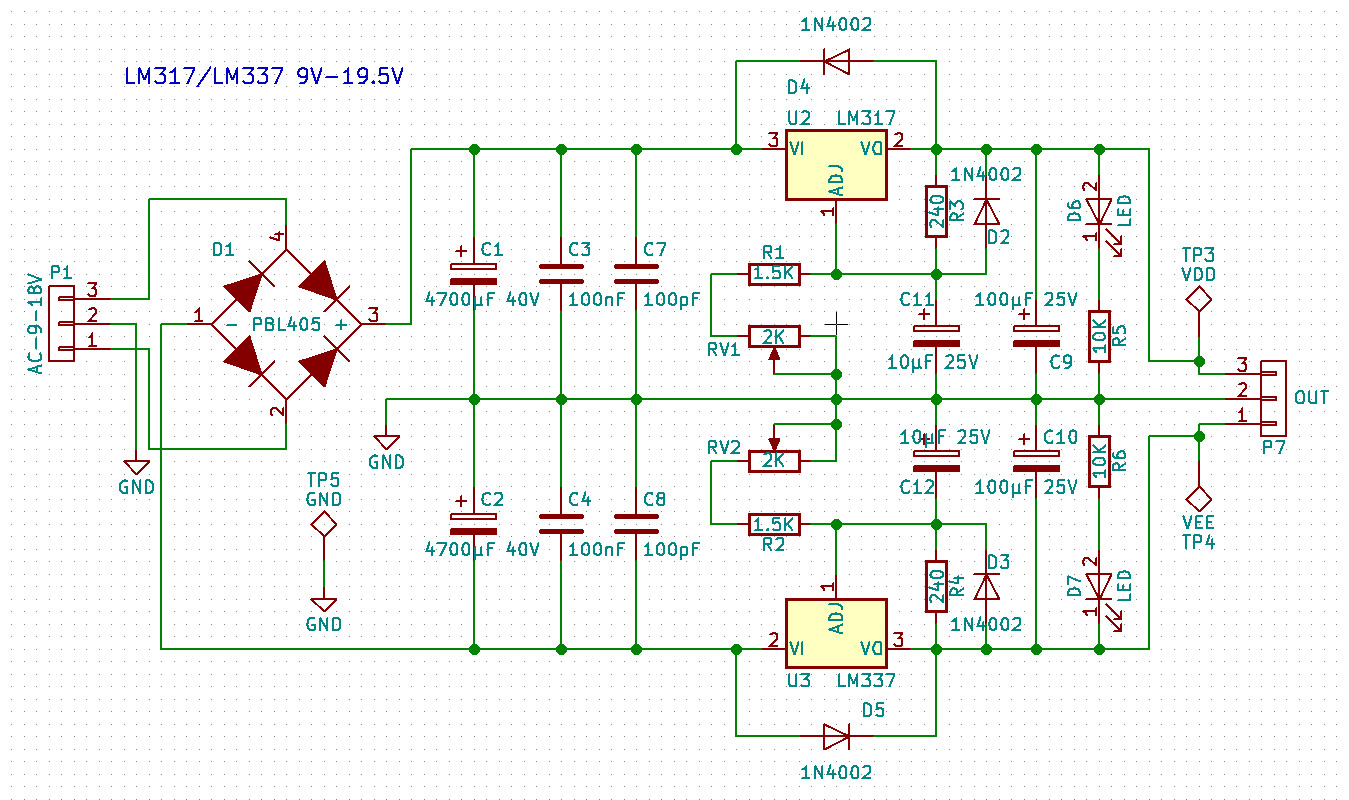 Transformateur à point milieu 2x9v 220v 5w