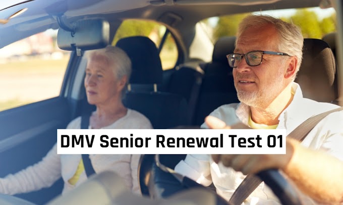 California DMV Senior Renewal Practice Test 04