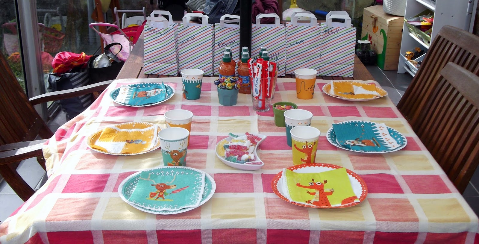 Les Cakes De Caouennec La Premiere Vraie Fete D Anniversaire De Louenn