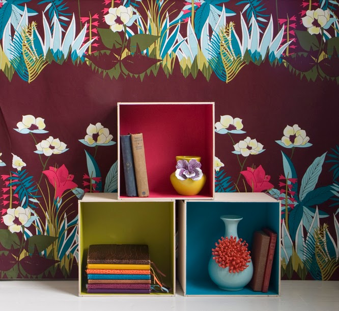 Kenzo, kenzo maison, jungle, fabric, floral patterns, bold, colourful, blind, my home, my interiors,