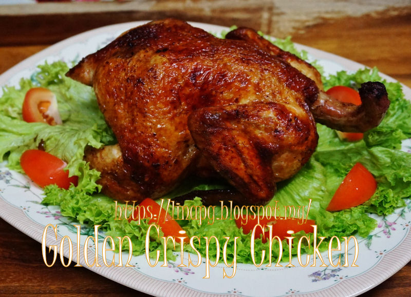 Ayam Goreng Bakar Chinese Style (Golden Crispy Chicken 