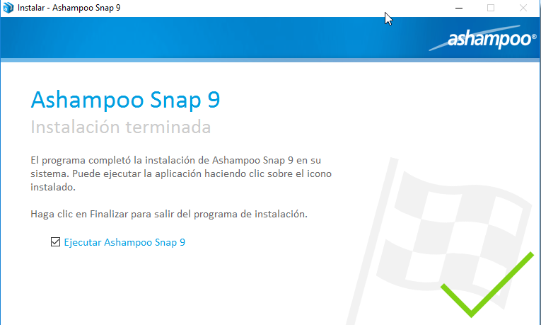 Descargar Ashampoo Snap v9.0.4 Español + PORTABLE, La 