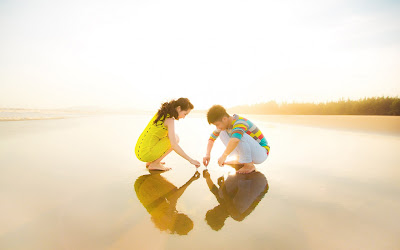 fotos de enamorados en el mar