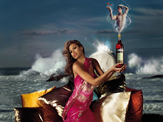 Eva Mendes Campari Calendar Photoshoot Picture