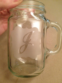 DIY Etched Glass Mugs tutorial - how to etch glass