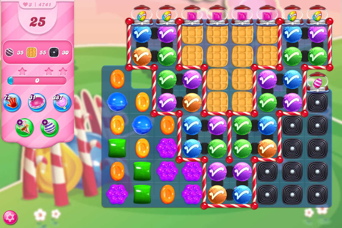 Candy Crush Saga level 4741