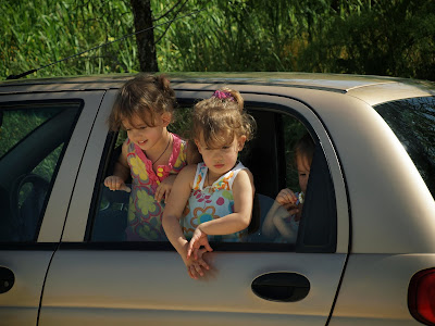 cute baby in car