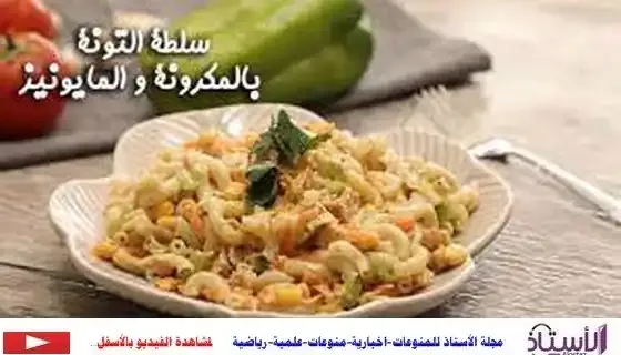 How-to-make-tuna-salad-with-pasta-and-mayonnaise