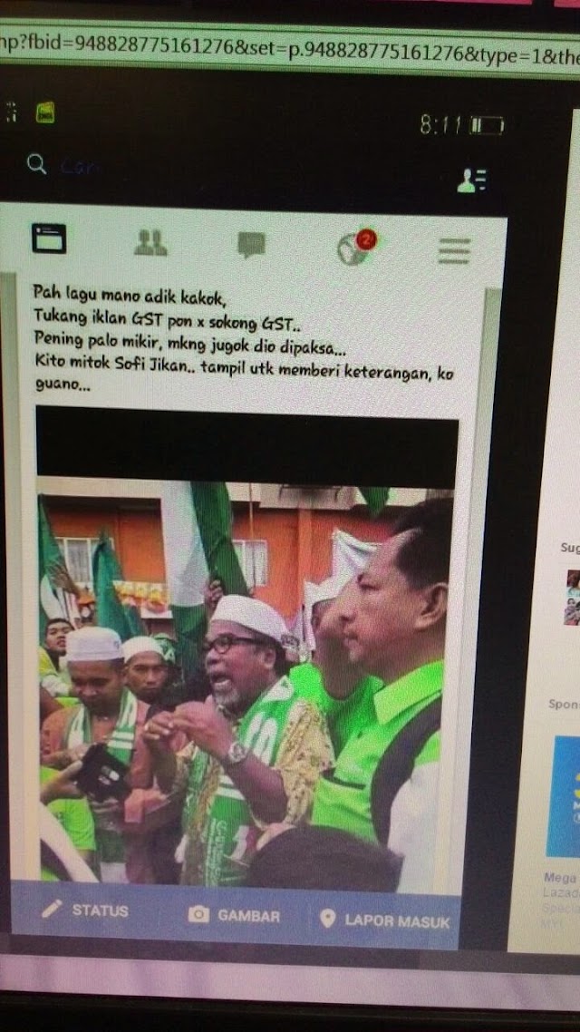 HIBURAN: WAYANG DLM IKLAN GST???