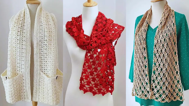 No Esperes al Invierno: Descubre 5 Bufandas a Crochet para Complementar tu Atuendo en Cualquier Temporada