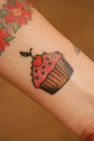 tatuagem cupcake