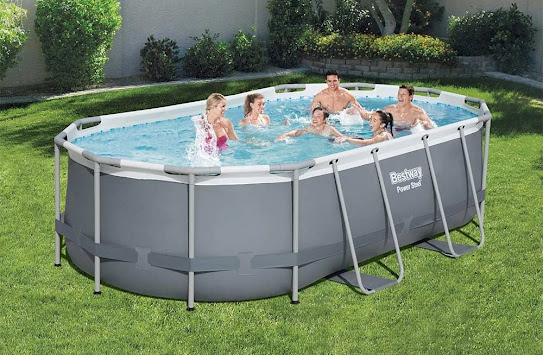 Bestway Power Steel Swimming Above Ground Pool 16ft