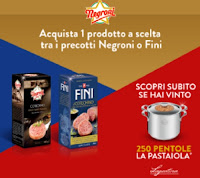 Concorso "Precotti Negroni & Fini 2021" : vinci 250 pentole La Pastaiola Lagostina