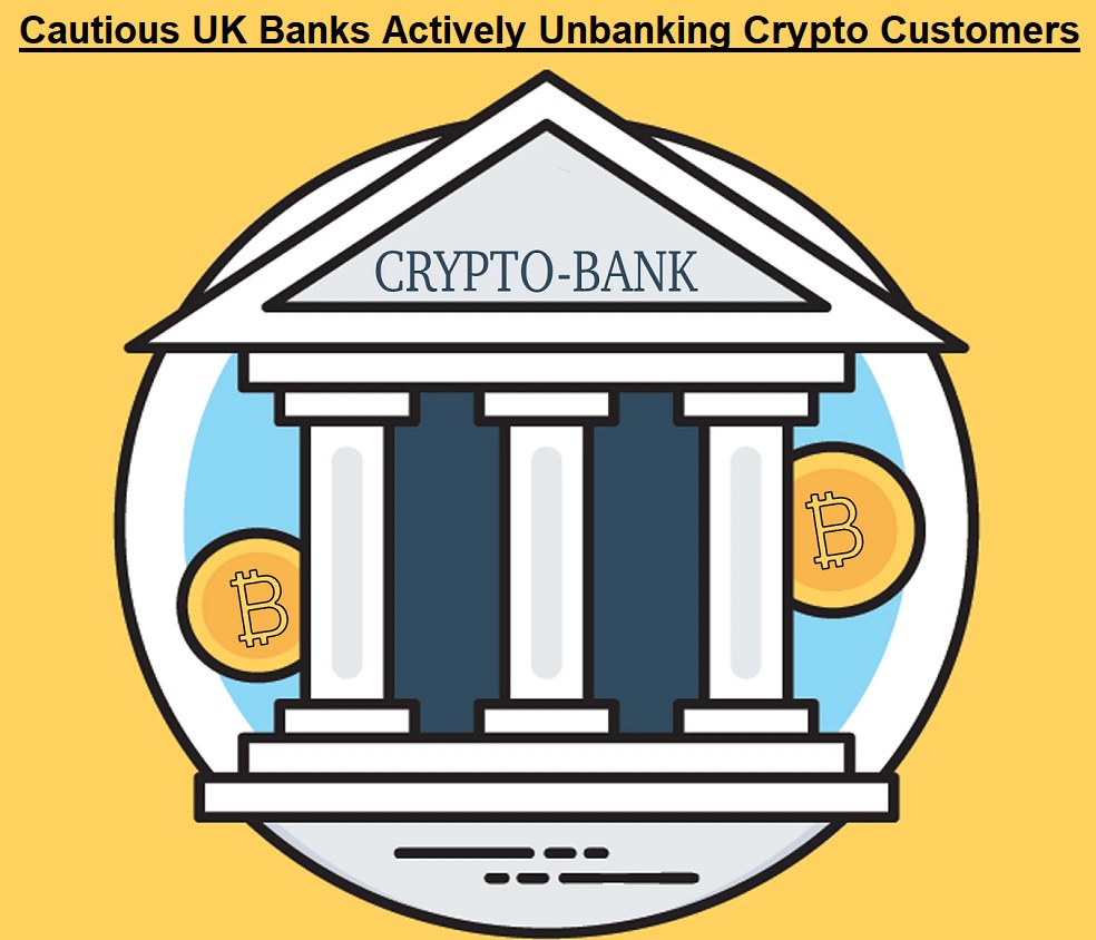Cautious UK Banks Actively Unbanking Crypto Customers