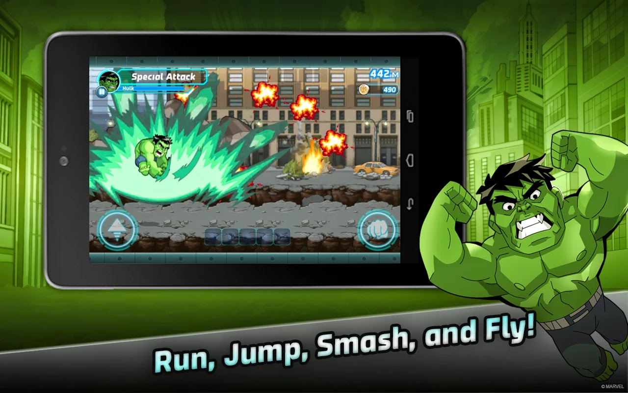 Marvel Run Jump Smash Mod Hile Apk İndir