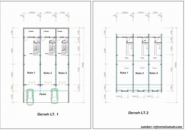 27 Contoh Desain  Rumah  Toko  Minimalis Cocok untuk 