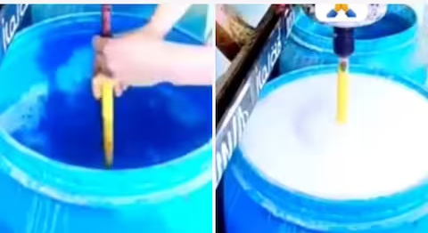 Milk Prepared 100 liters in 10 minutes - Watch Video