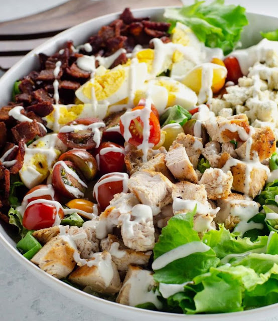 Cobb Salad with Ranch Dressing Recipe