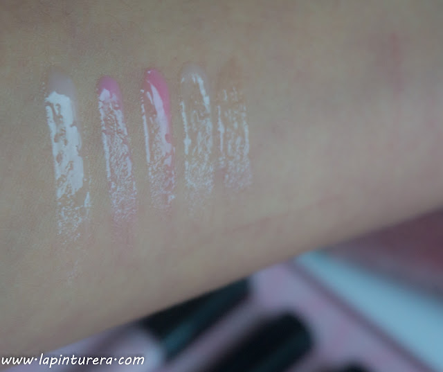 glosses swatches