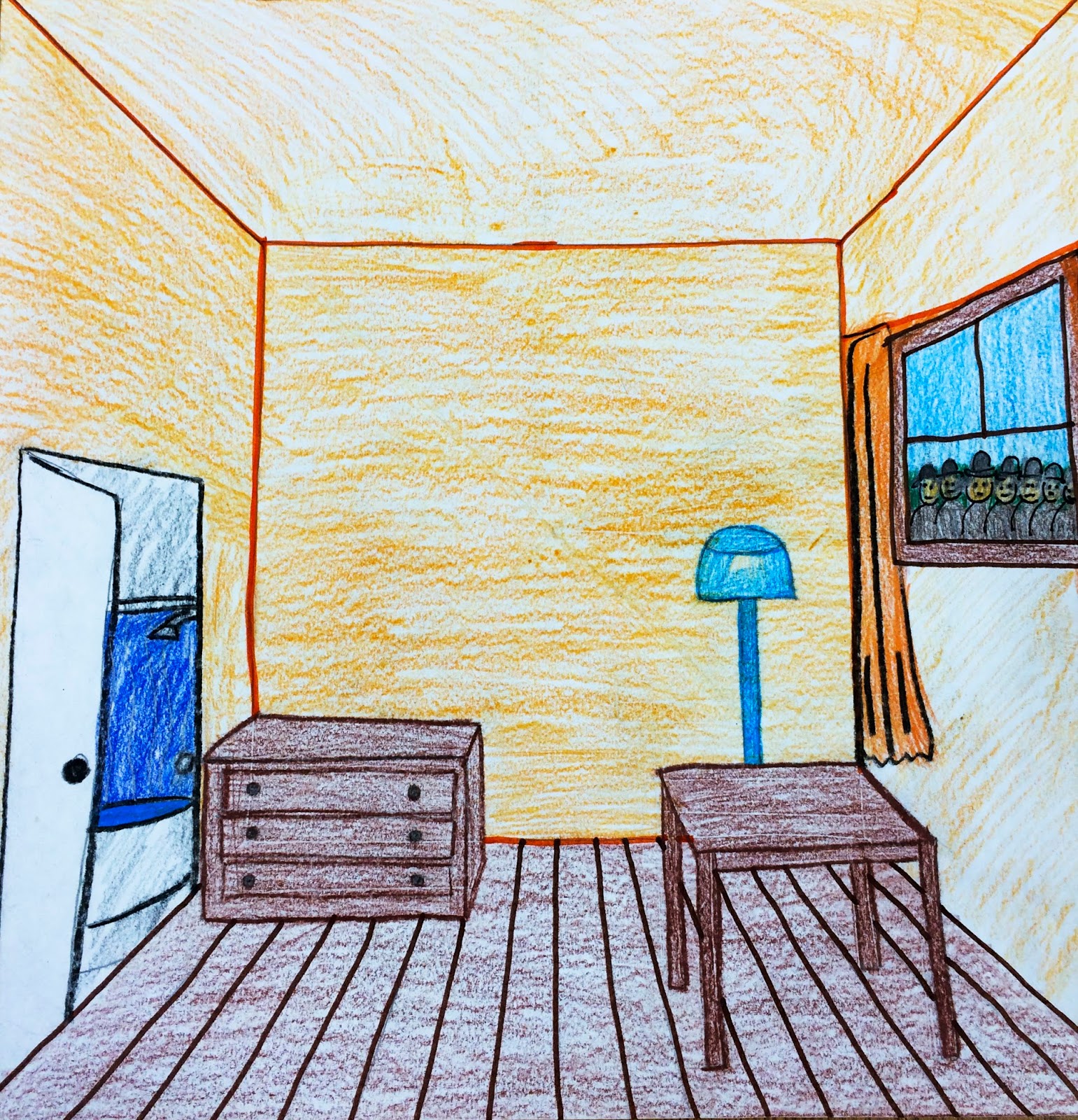 The Helpful Art Teacher: Draw a Surrealistic Room in One ...