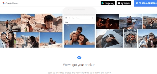 Google Photos - free image hosting