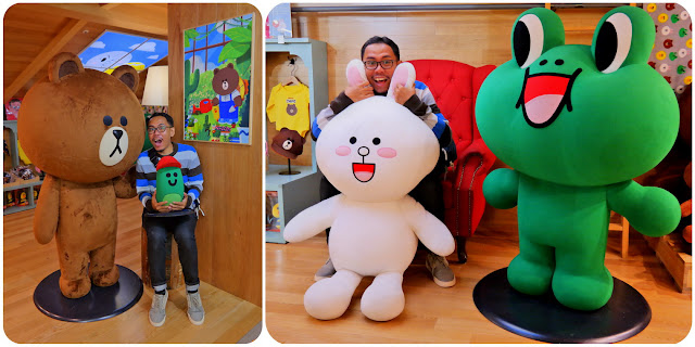 Aduh CONY Jangan Gelantungan Nanti Jatuh  Ketemu Brown, Cony, James di LINE Store & Cafe KOREA