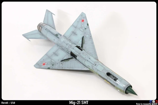 Les jus du Mig-21 SMT de Revell au 1/48.