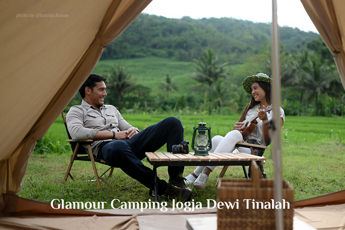 Tempat Glamour Camping Jogja di Dewi Tinalah Favorit Tempat Camping Jogja