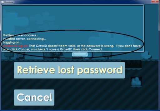 cara mengganti password growtopia