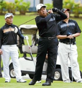 Image result for Muhyiddin main golf