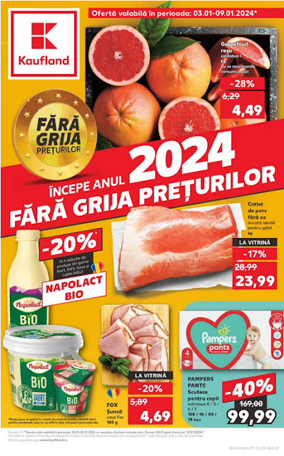 Kaufland Promotii + Catalog - Brosura 03-09.01 2024 → SUPER Reduceri | Promotii Kaufland Card