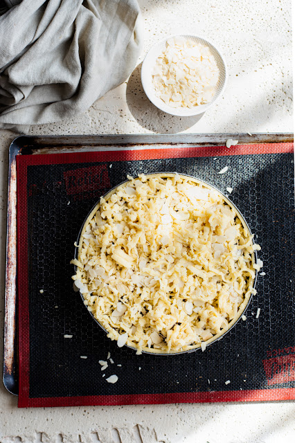 Tarte crumble aux griottes; Recette facile à faire toute l'année