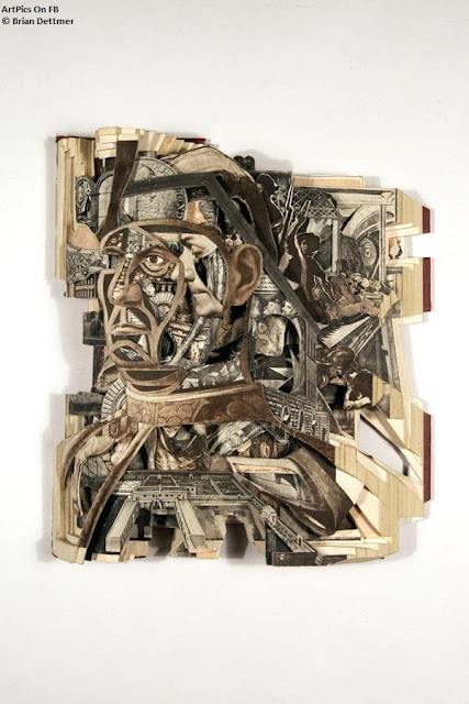 Brian Dettmer Artpics : Books Sculpture