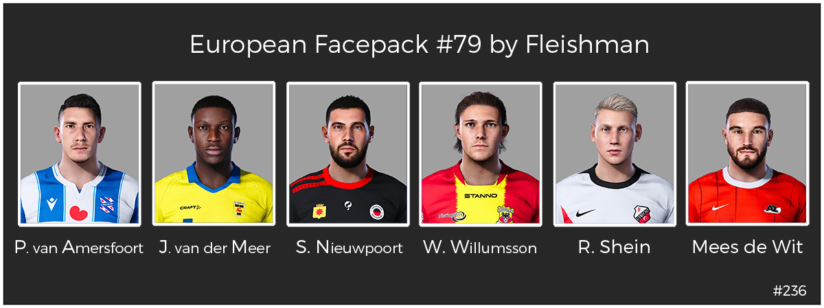 PES 2021 European Facepack #79 by Fleishman
