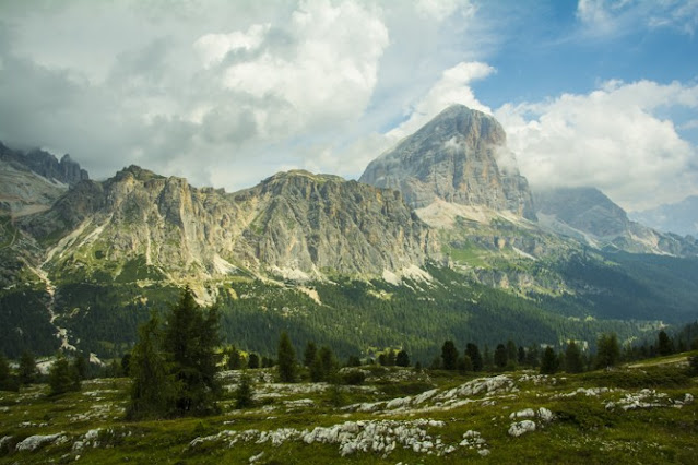 Tofana di Rózes v italských Alpách.