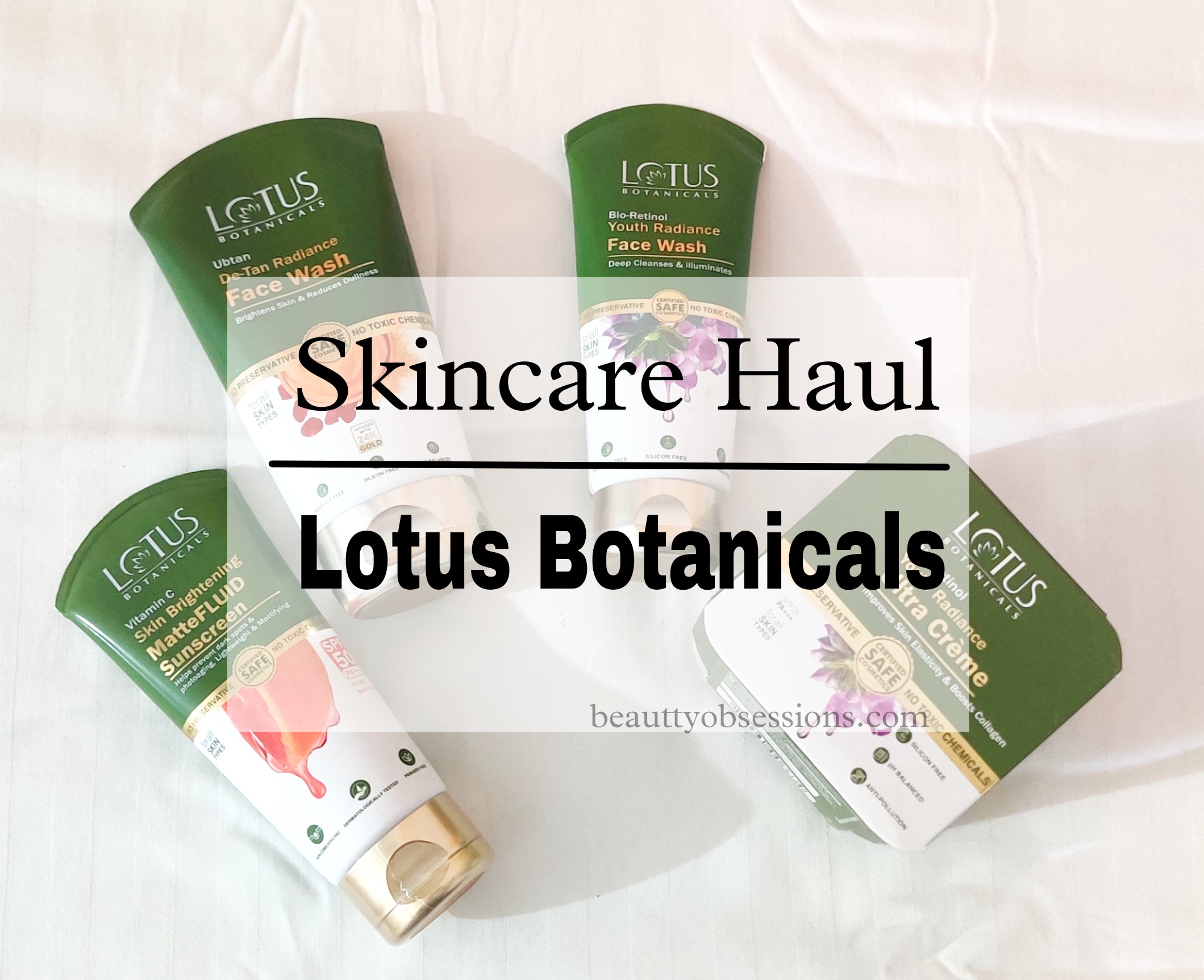 Skincare Haul from Botanicals