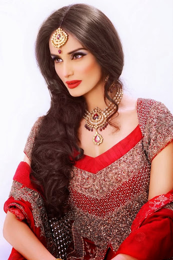 new Pakistani bridal hairs style 2016