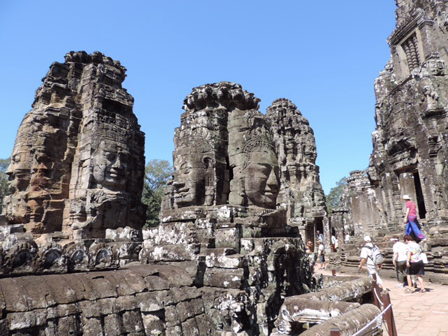 Angkor Thom smiling faces