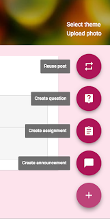 Posting options in Google Classroom™  www.traceeorman.com