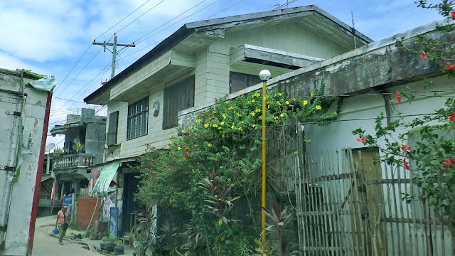 old wooden houses of San Isidro, Leyte