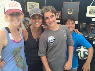 Heather Lenefsky Art at Cardiff Dog Days of Summer 2015