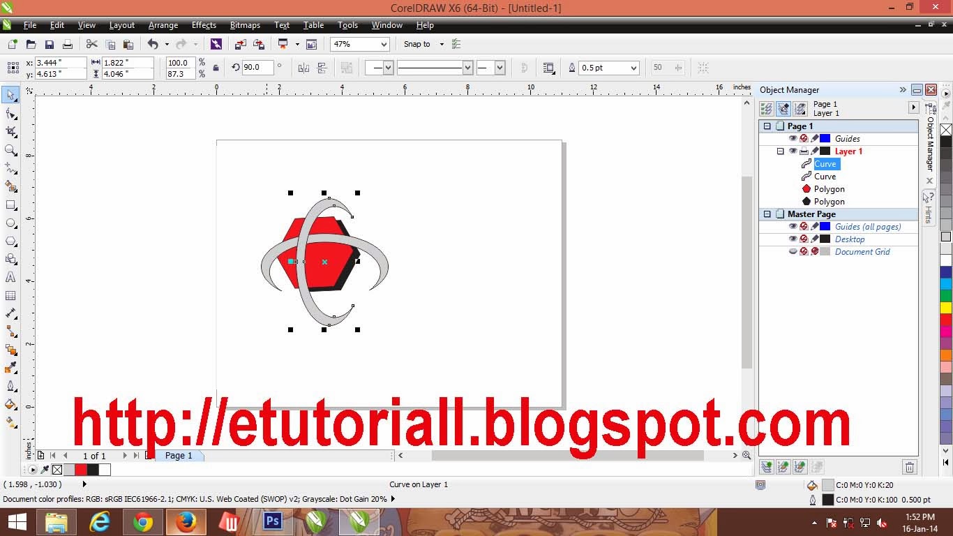 Tutorial Cara Membuat Logo Telkomsel