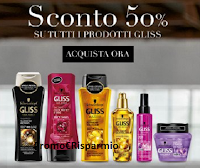 Prodotti Gliss scontati del 50% : 39 prodotti in promozione fino ad esaurimento!