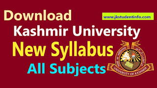 Download Skill Enhancement Course (SEC) BG 5th Sem Syllabus 2023 Kashmir University - PDF