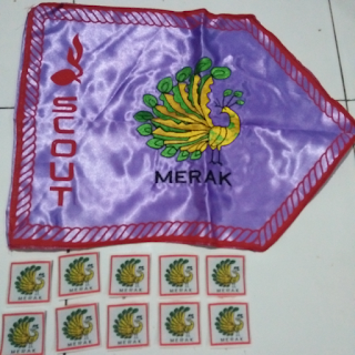 Bendera Regu Pramuka-Merak