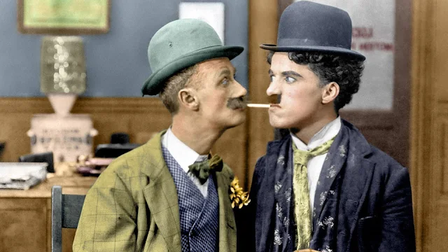 Papel de Parede PC Vintage Charlie Chaplin.
