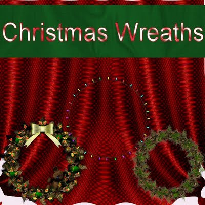http://brandiscreations.blogspot.com/2009/12/christmas-wreaths.html