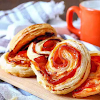 PUFF PASTRY BACON PINWHEELS WITH CHEDDAR