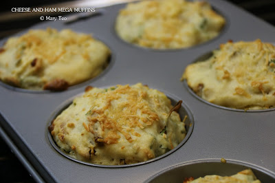 Cheese and Ham Mega Muffins