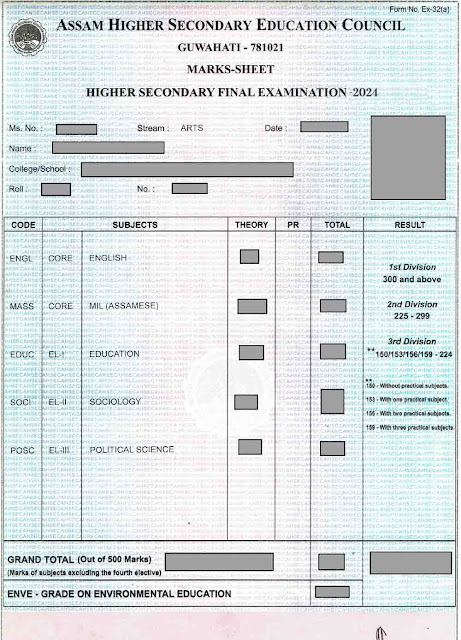 HS Final Year exam Results 2024